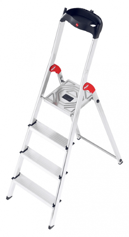 Стремянка алюминиевая Hailo L60 4 ступени StandardLine