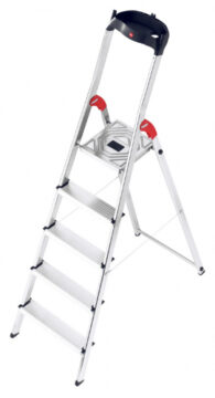Стремянка алюминиевая Hailo L60 5 ступеней StandardLine