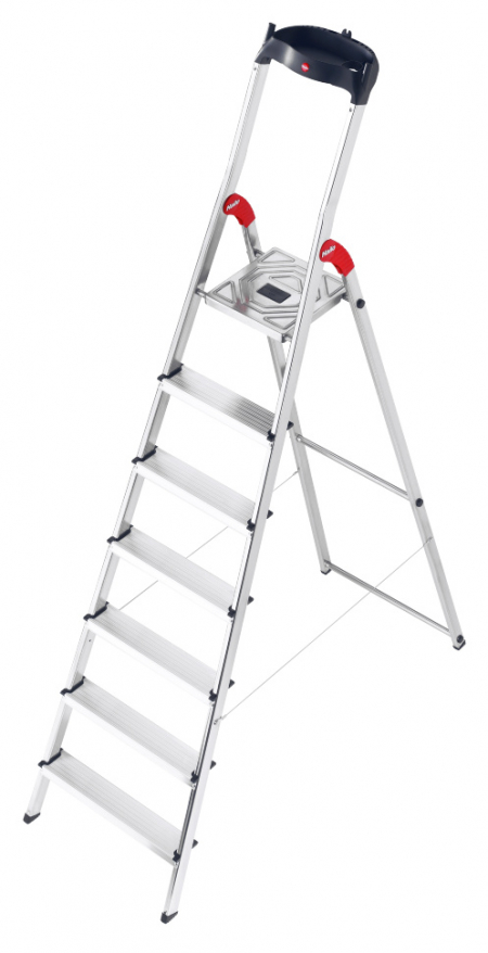 Стремянка алюминиевая Hailo L60 7 ступеней StandardLine