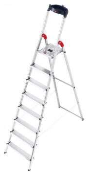 Стремянка алюминиевая Hailo L60 8 ступеней StandardLine