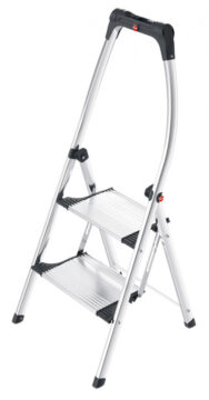 Стремянка алюминиевая Hailo K100 2 ступени TopLine