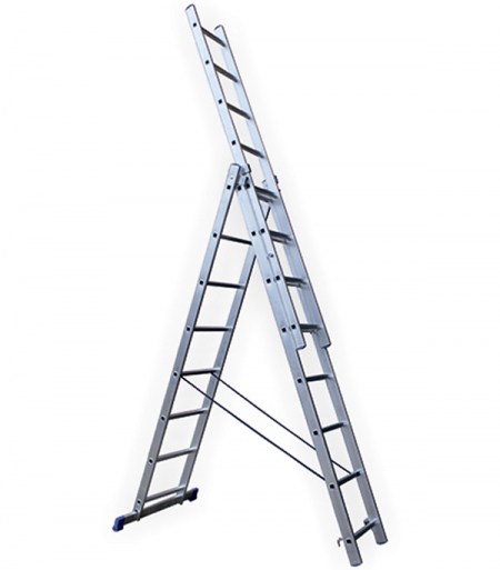 STAIRS Универсальная трехсекционная лестница 3х6 ступ. (арт. AL306)