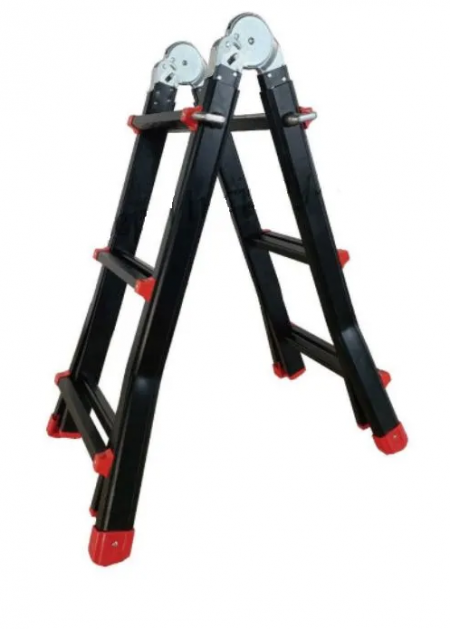 Лестница телескопическая трансформер MS Longway 4Х3 (арт. MSL4.3)